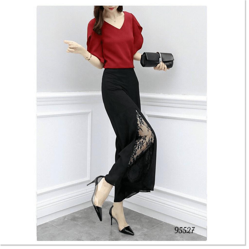 SET COTTON LẠNH,QUẦN CÓ DÂY KÉO,THIẾT KẾ HỌA TIẾT TRƠN NHƯNG KHÔNG KÉM PHẦN SANG TRỌNG THỜI TRANG LANO STORE 99