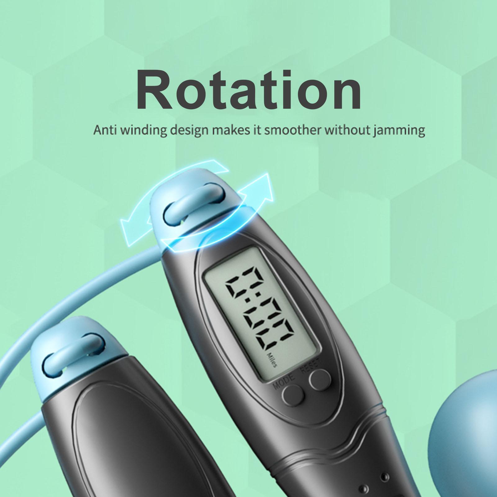 Dây Nhảy Đếm Bước Nhảy Màn Hình Kỹ Thuật Số 4 Chế Độ