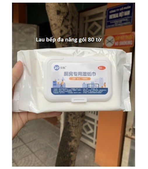 Khăn Giấy Lau Bếp Dầu Mỡ Đa Năng Gói 80 Khăn GD723-LauBep