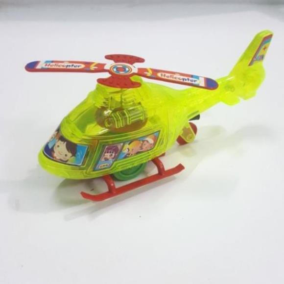 Máy bay đồ chơi cót dây rút có đèn