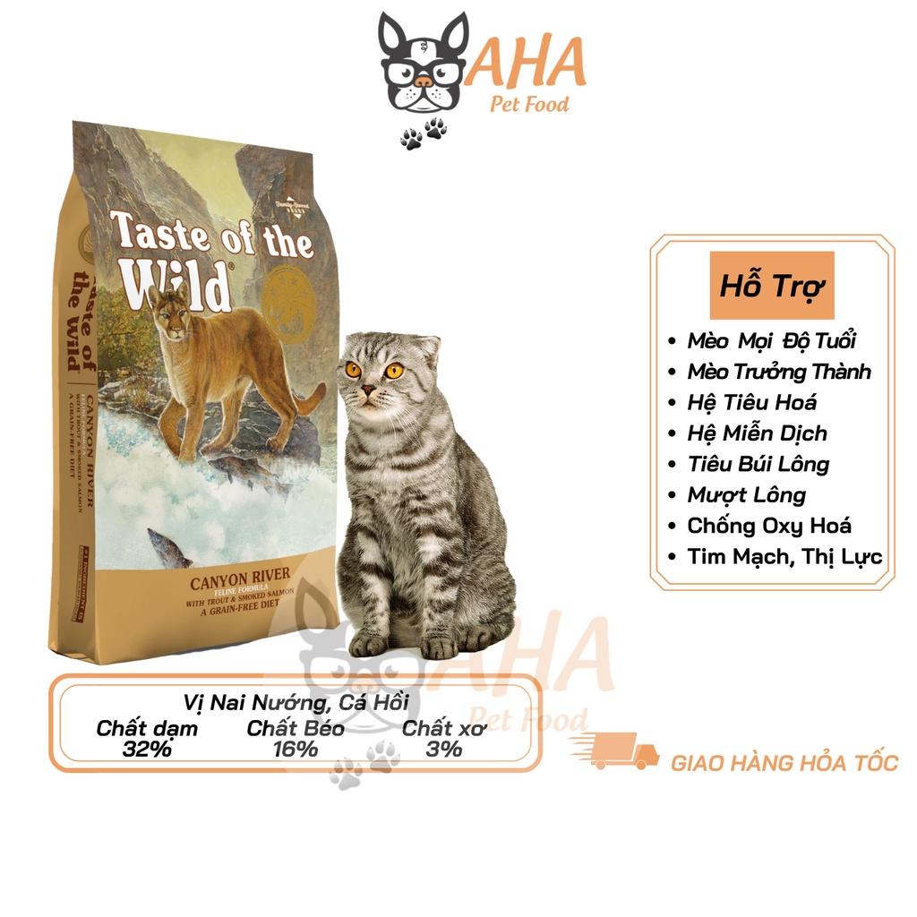 {Mới} Thức Ăn Hạt Cho Mèo Bao 6.6kg Taste Of Wild Vị Chim Cút, Thịt Vịt, Rau Củ, Trái Cây - Mượt Lông, Búi Lông