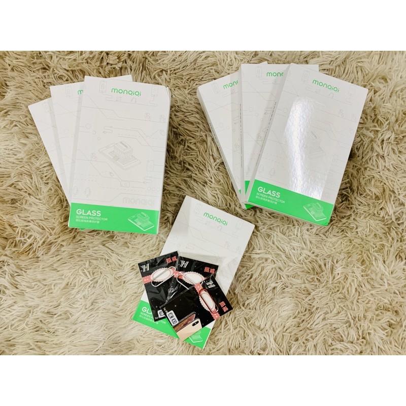Cường lực full viền Monqiqi dành cho Xiaomi Mi 10T Pro K30s có ảnh thực tế dán máy