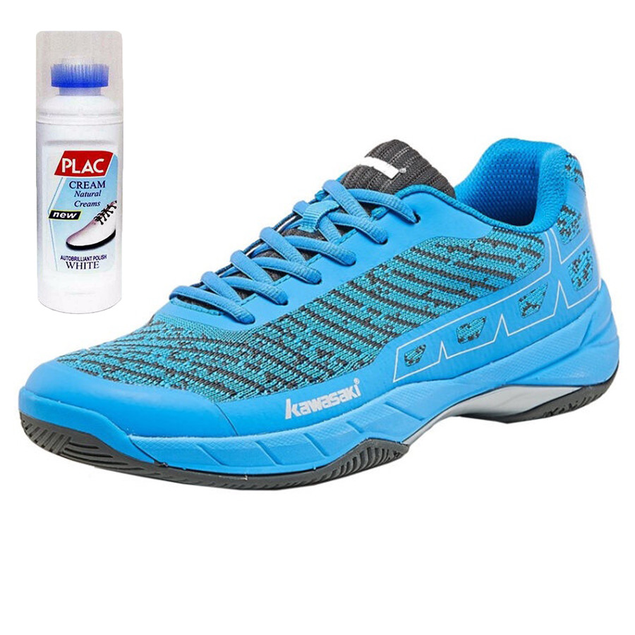 Giày thể thao Kawasaki K353 màu xanh chính hãng (size 39) - Tặng bình làm sạch giày cao cấp