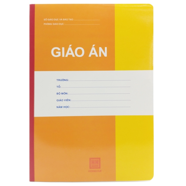 Sổ Giáo Án Hồng Hà 120 Trang A4 1600 - Màu Cam