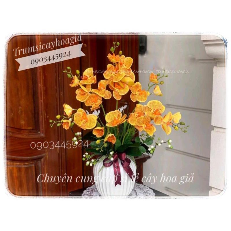 Cành lan casu 2 nhánh cao cấp giống thật nhập khẩu-Hoa giả