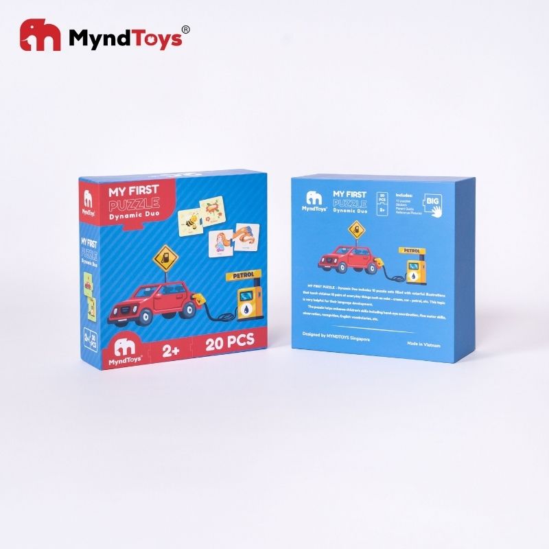 Đồ Chơi Giáo Dục Myndtoys My First Puzzle – Dynamic Duo Dành Cho Các Bé Trên 2 Tuổi