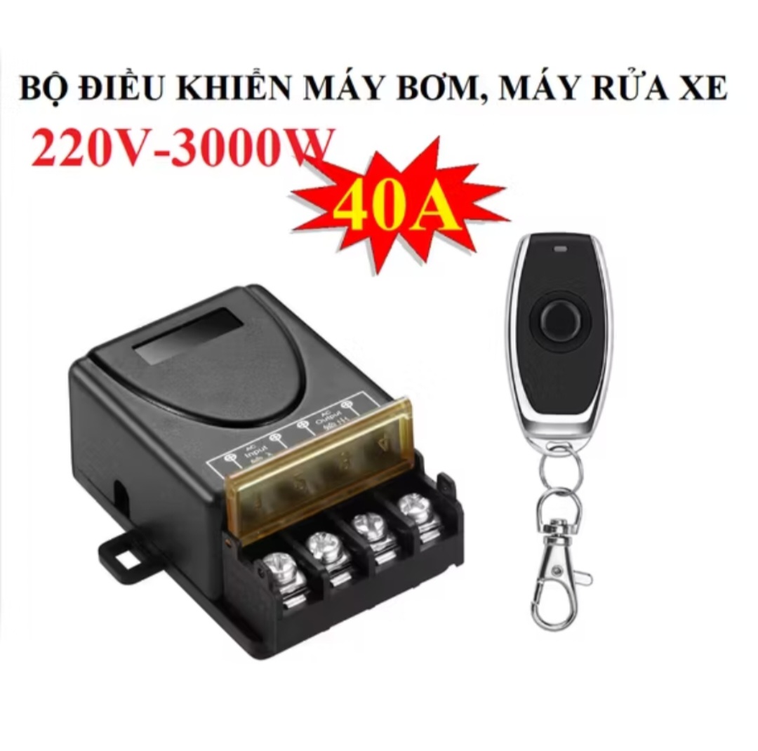 BỘ ĐIỀU KHIỂN BẬT TẮT CÁC THIẾT BỊ ĐIỆN TỪ XA MÁY BƠM BÓNG ĐÈN THUẬN TIỆN