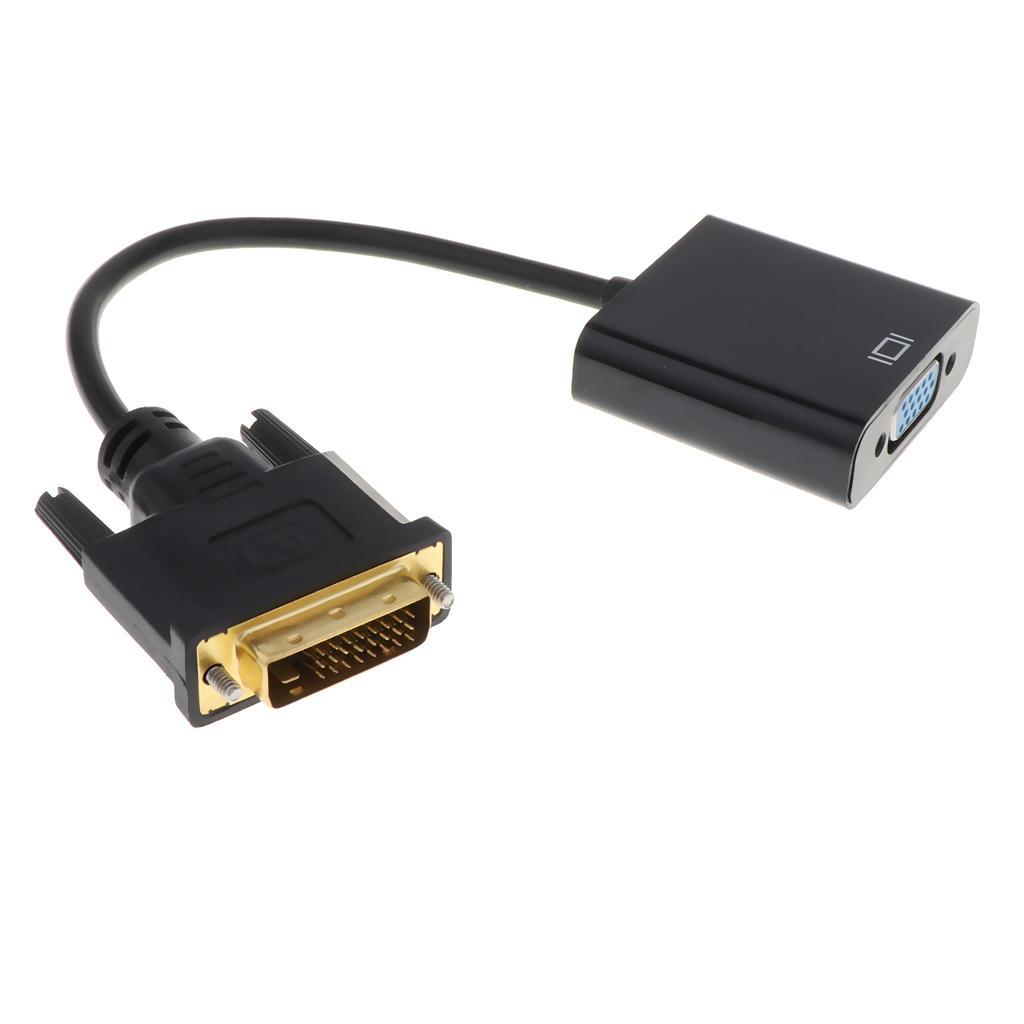 12cm 24+1 Pin  Male to Female VGA Adapter Cable for Computer Monitor