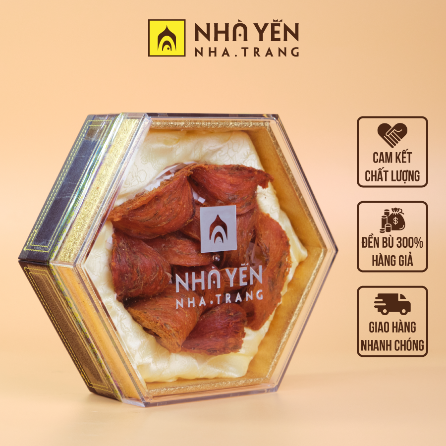 Tổ Yến Huyết Thô - Hộp 100 Gram - Tổ Yến Thô - Tổ Yến Nguyên Chất - Nhà Yến Nha Trang - Đặc Sản Nha Trang - Yến Sào Chất Lượng