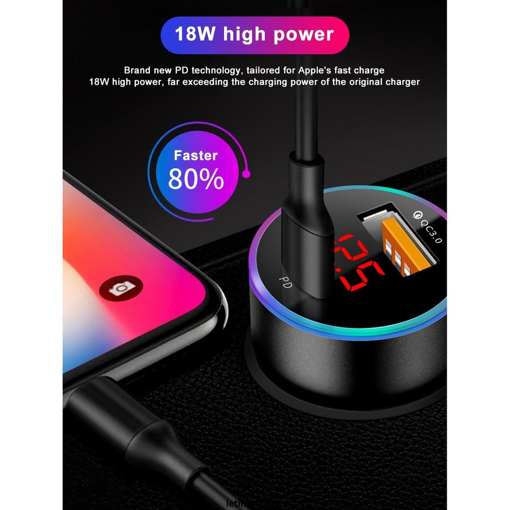 Củ Sạc Nhanh Usb 3.0 6A 36W Qc3.0 Cho Iphone 12 Huawei Xiaomi Type C