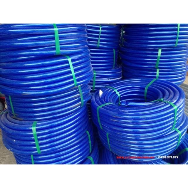 Ống nước nhựa dẻo màu xanh, lưới xịn phi 14
