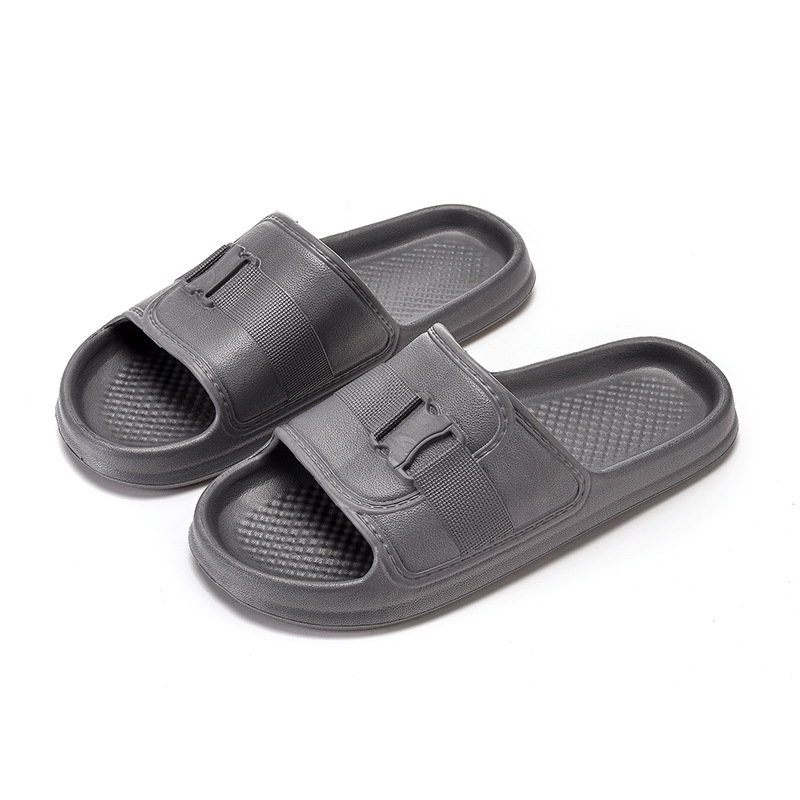 Dép quai ngang Unisex Cách Điệu Có Khóa, Bền Nhẹ Chống Trượt, Dễ Vệ Sinh, Nhựa Dẻo Êm Chân