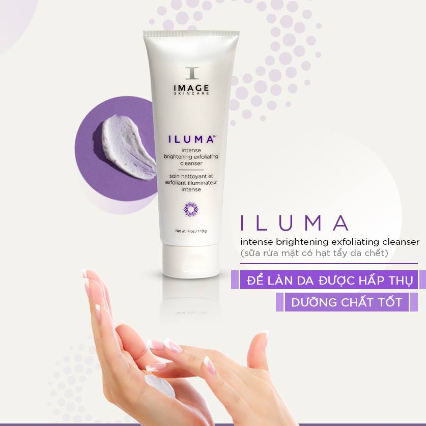Sửa rửa mặt sáng da Iluma Intense Brightening Exfloliating Cleanser