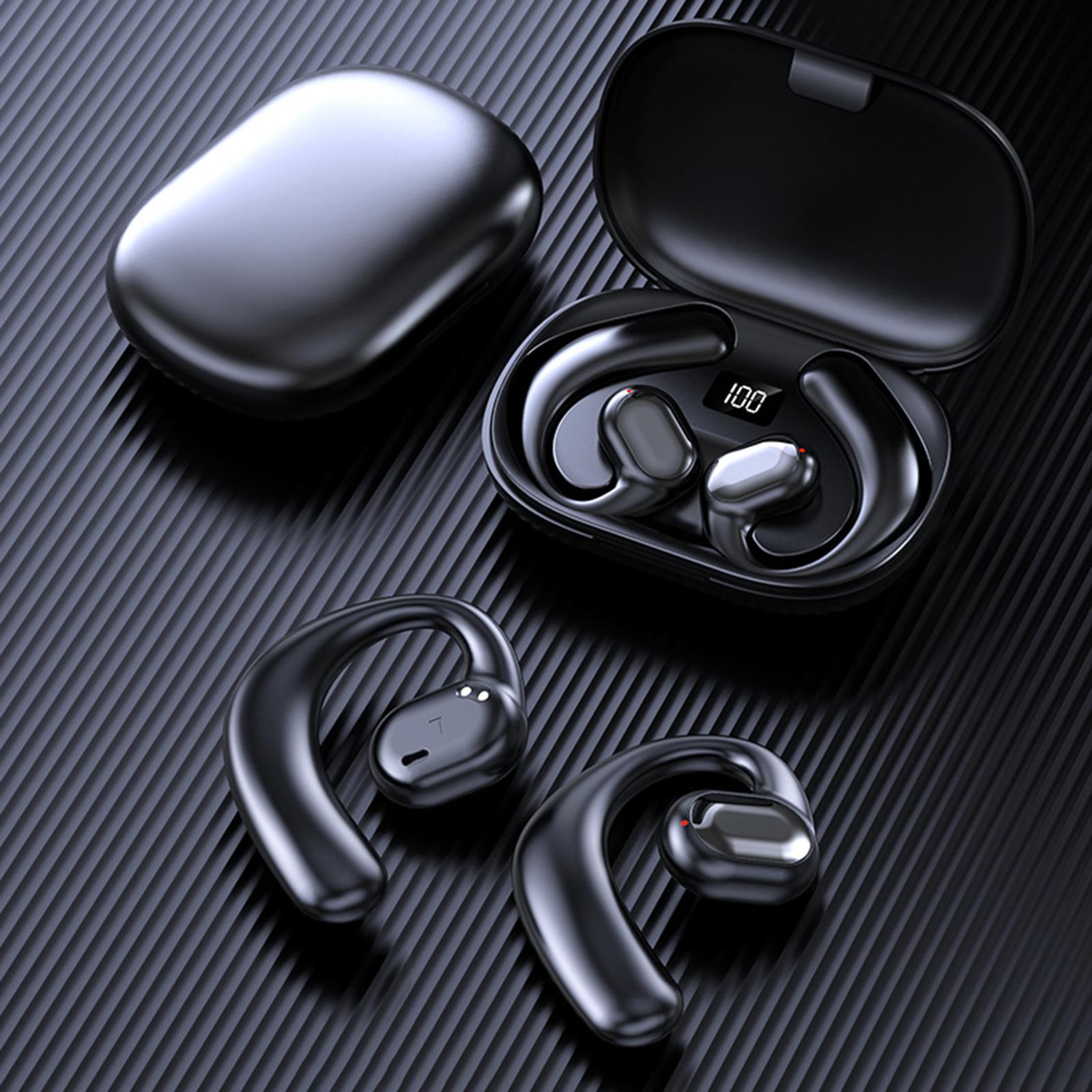 Wireless Earbuds LED Display Bluetooth Headphones for Cycling Office Workout