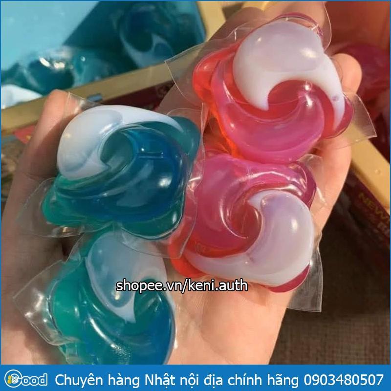Hộp 18 Viên giặt xả 3D Nhật Bản công nghệ tiên tiến, lưu giữ hương lâu