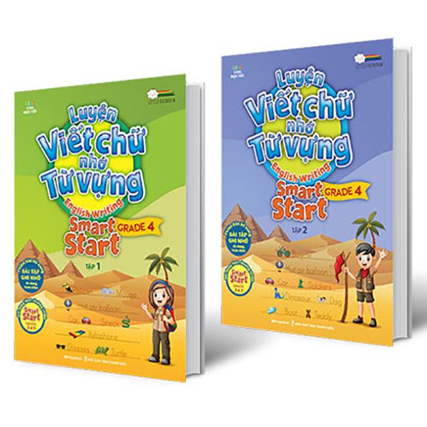 Combo 2 Cuốn: Luyện Viết Chữ Nhớ Từ Vựng - English Writing Smart Start - Lớp 4