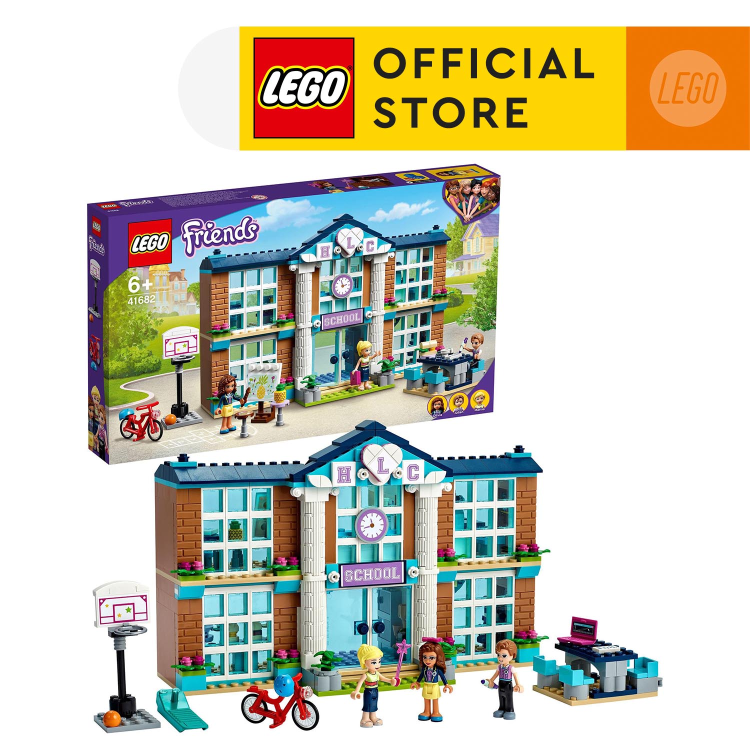 LEGO Friends 41682 Trường học thành phố Heartlake (605 chi tiết)