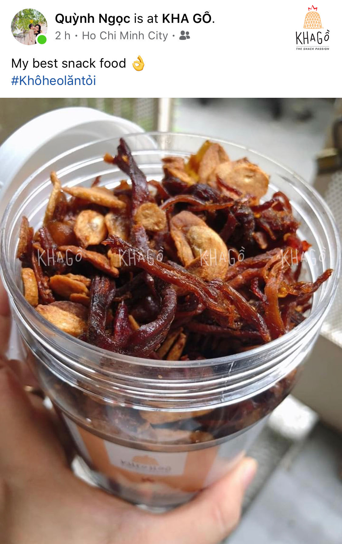 KHÔ HEO 300gr | KHA GỒ | Khô Heo Lăn Tỏi, Ăn Vặt Văn Phòng, Du Lịch, Tết, Sài Gòn Ngon