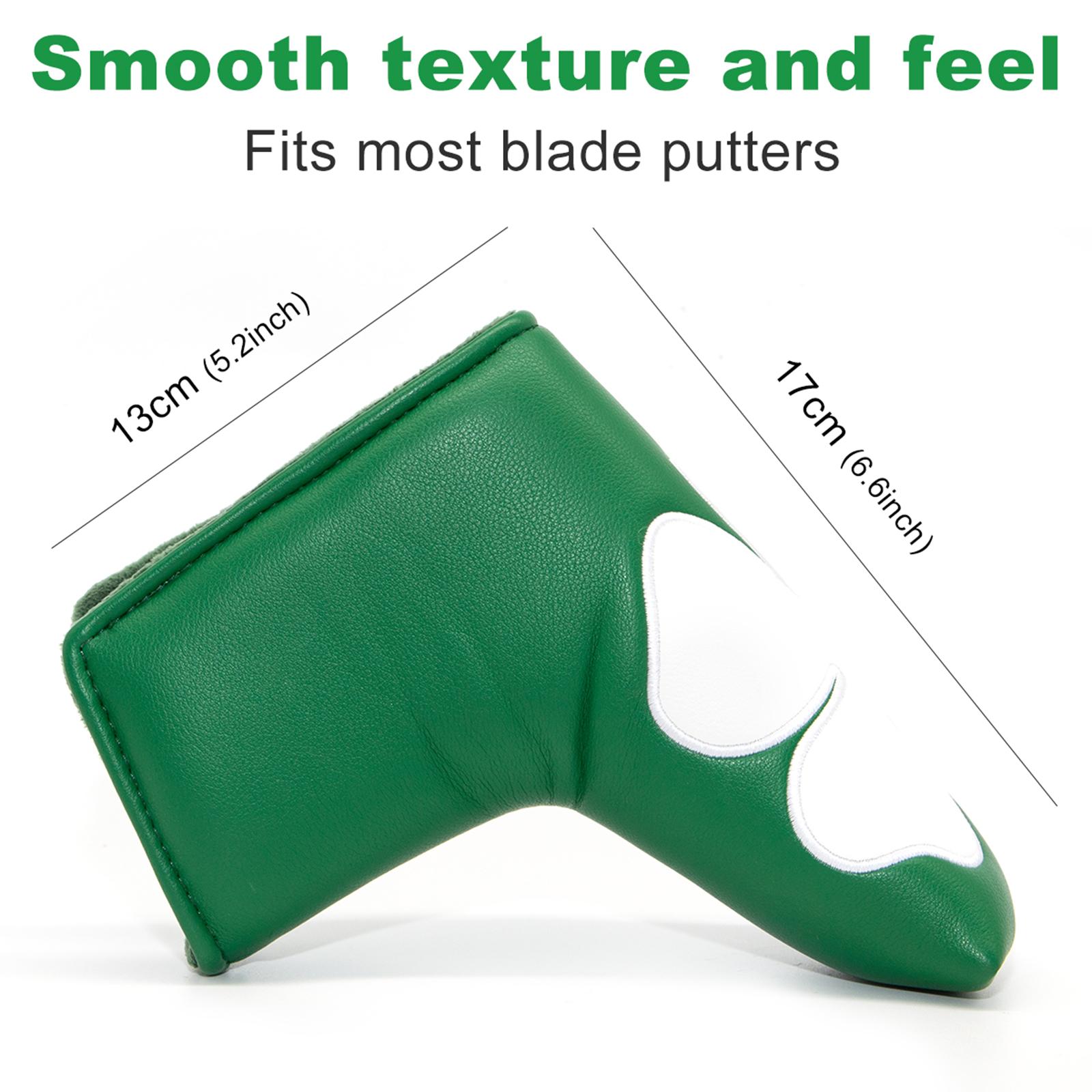 Universal Golf Putter Headcover Club Head Cover Guard Sticky Closure Case