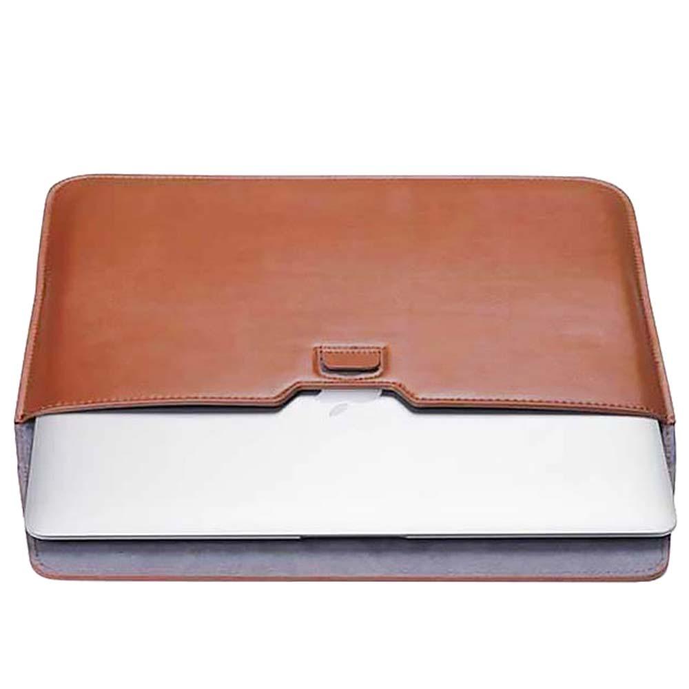 Túi Đựng Laptop 11 14 13 15 Inch Cho MacBook Air Pro HP DELL HUAWEI Máy Tính Da PU Cặp đứng Bao Da