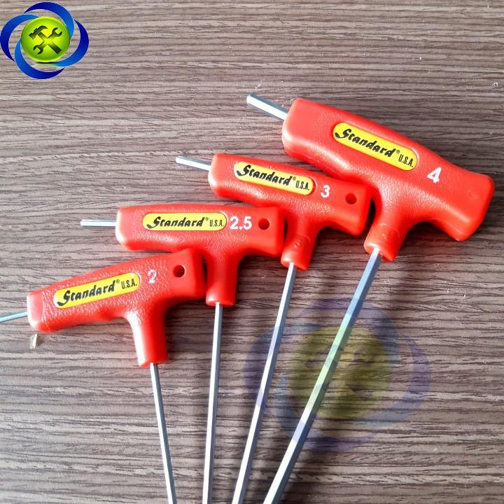 Bộ lục giác bi chữ T Standard 7 cây 2mm-8mm