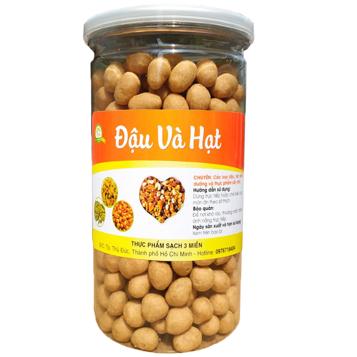 ĐẬU PHỘNG CỐT DỪA SẤY GIÒN HIỆU TÂN LỘC PHÁT 500G ( HŨ PET)