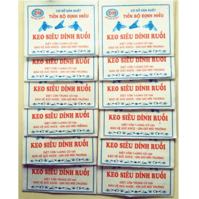 Set 10 tấm keo siêu dính ruồi, gián