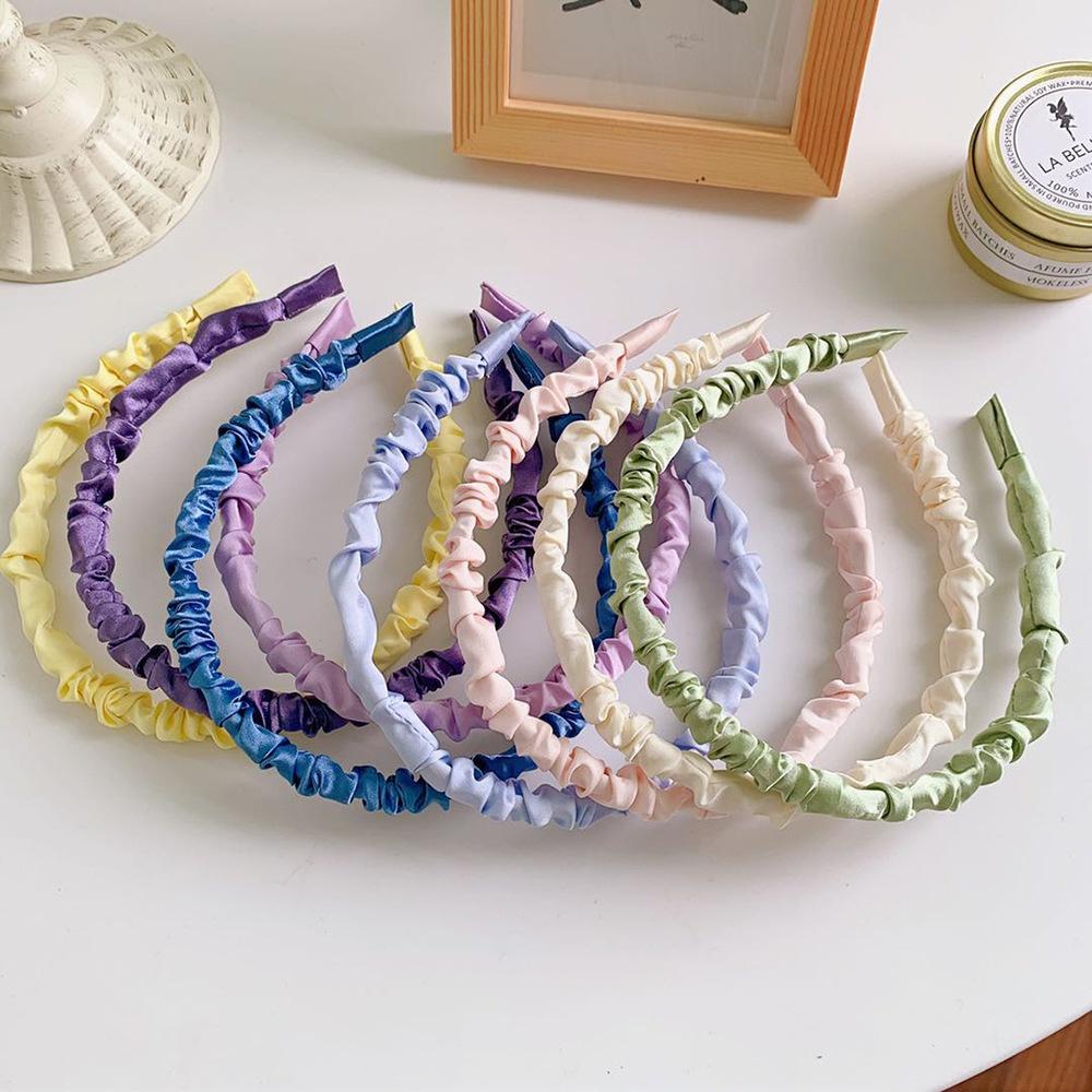 Bờm Tóc Nhún Lụa Satin Nhiều Sắc Màu siêu xinh cho bạn nữ