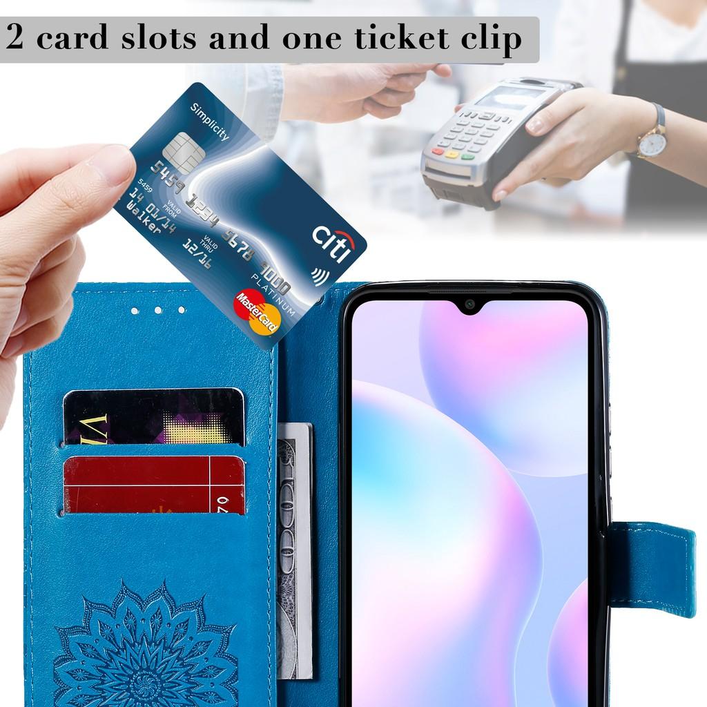 Bao da PU hình chiếc ví kiêm đế đỡ cho Samsung Galaxy A70 A70S A50 A50S A30S A20S A10S