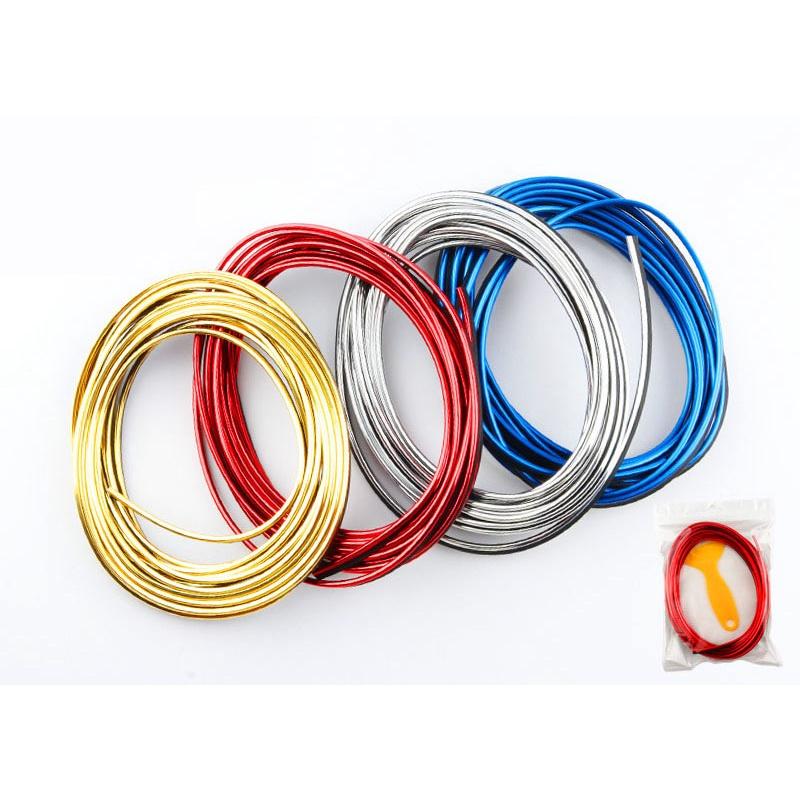 Chỉ viền trang trí nội thất ô tô Chỉ nẹp viền nội thất xe hơi, dây viền trang trí nội thất ô tô, chỉ nội thất