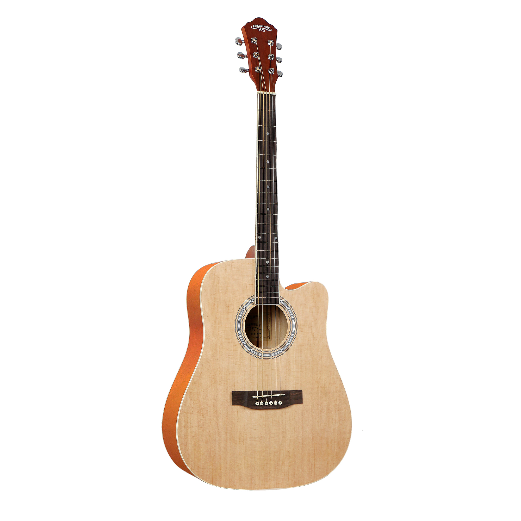 Ghi-ta Acoustic Caravan HS-4140 NAT ( Kèm bao và pick gảy ) - Hàng chính hãng