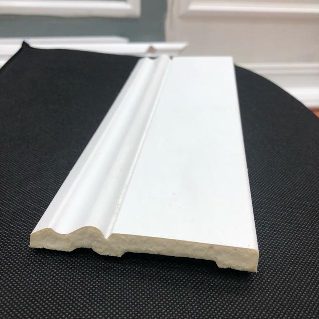 Phào chân tường nhựa xốp thô bản 10cm thích hợp sơn tường thay đổi màu sắc