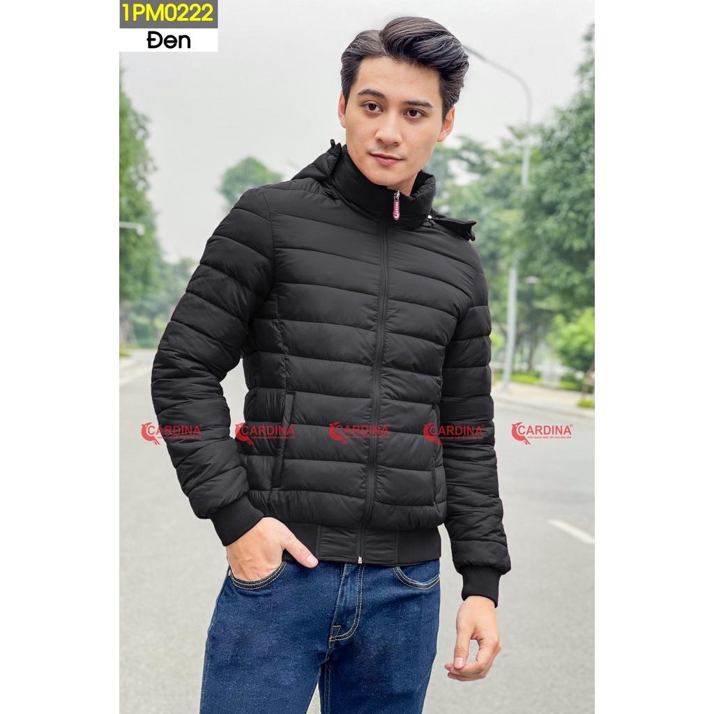 Áo phao nam cao cấp Nhật bản chất gió trơn trần bông siêu nhẹ kiểu dáng nam tính, bo gấu trẻ trung