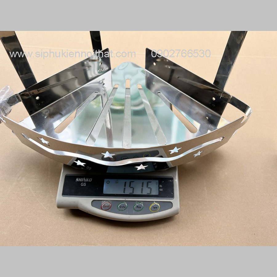 Kệ Góc Nhà Tắm 2 Tầng Inox 304