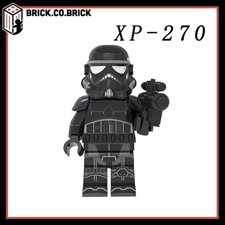 Nhân vật Lắp ráp Mô hình minifig Star Chiến tranh Vì sao Lính gác Phe bóng tối Stormtrooper KT1035