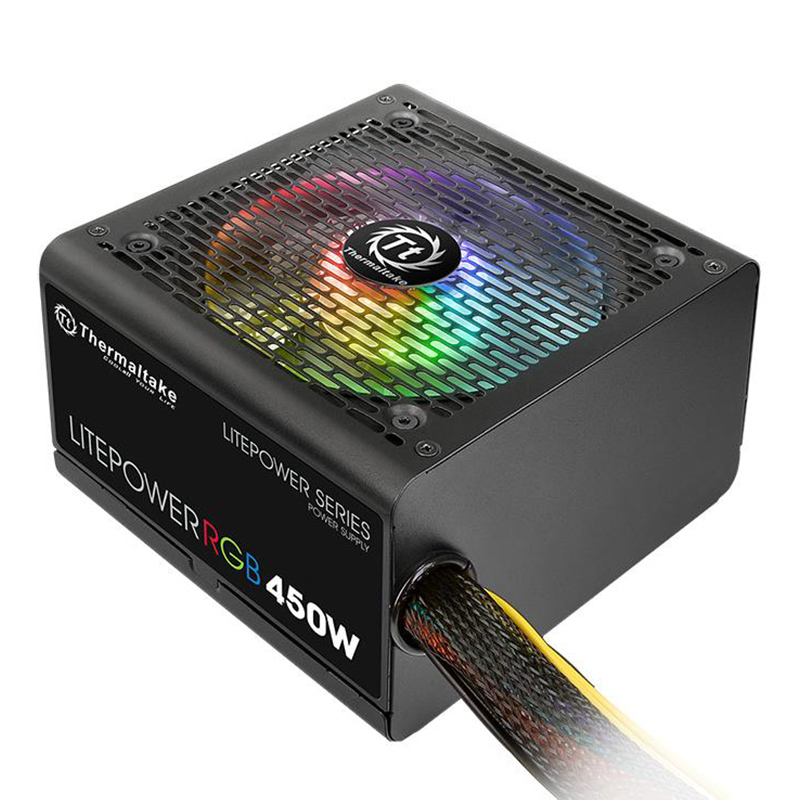 Nguồn Máy Tính PSU Thermaltake Litepower 450W RGB PS-LTP-0450NHSANx-1E 120mm - Hàng Chính Hãng