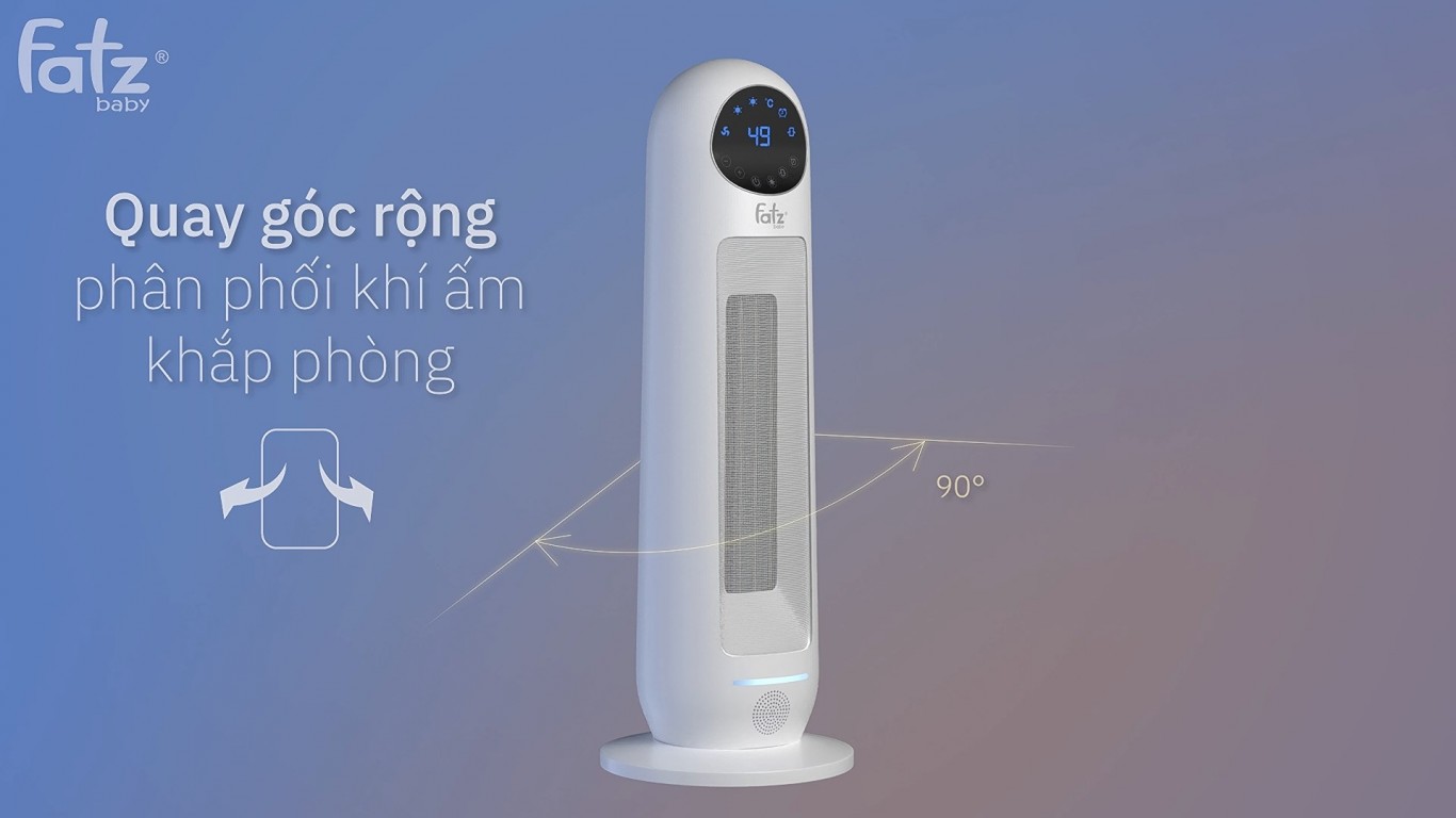 QUẠT SƯỞI BẰNG CÔNG NGHỆ GỐM PTC FATZBABY - HEAT 1 FB8165EA Hàng nhập khẩu