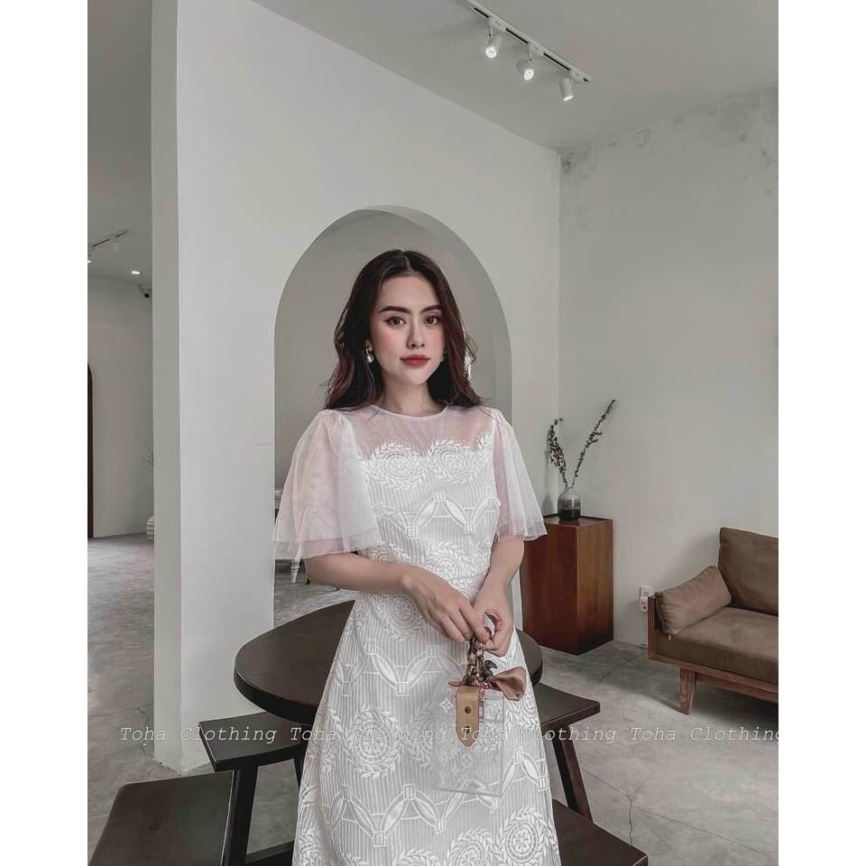 ĐẦM REN TAY LƯỚI (KÈM VIDEO HÌNH THẬT)