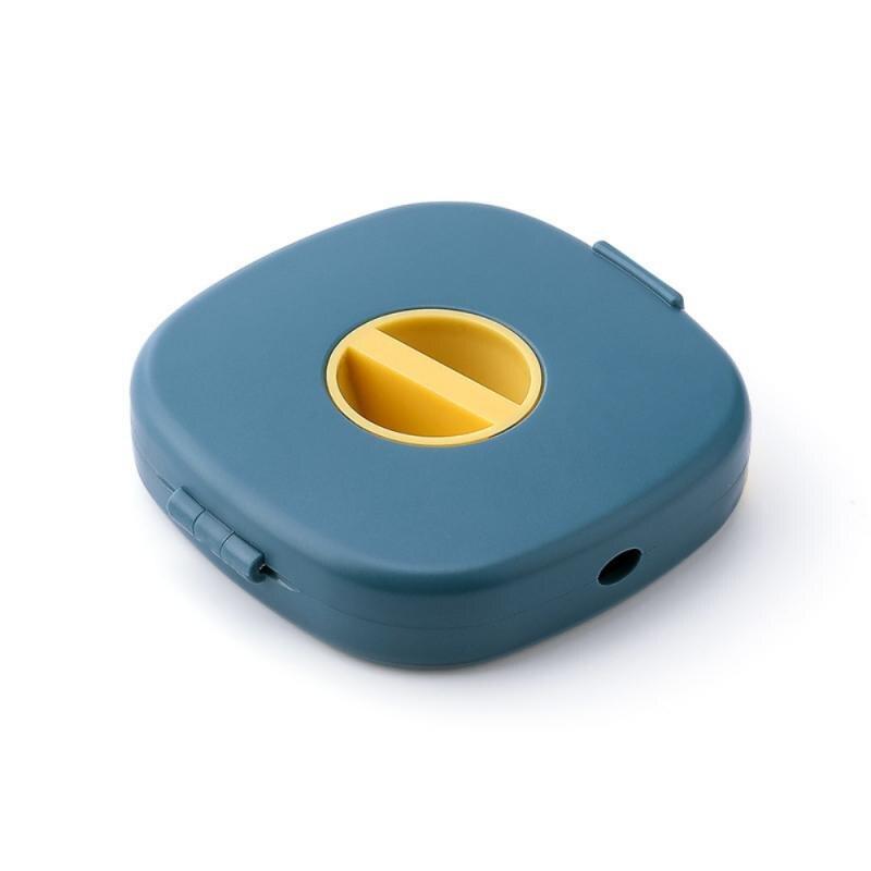 1PCS Portable Data Cable Round Wire Winder Box Organizer Rotatable Data Cable Storage Box USB Charger Holder Wire Management Box