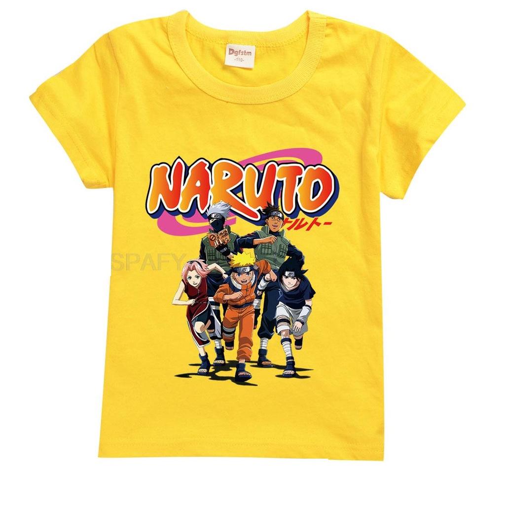 Áo thun trẻ em naruto 5 màu , Có size người lớn, King Cotton