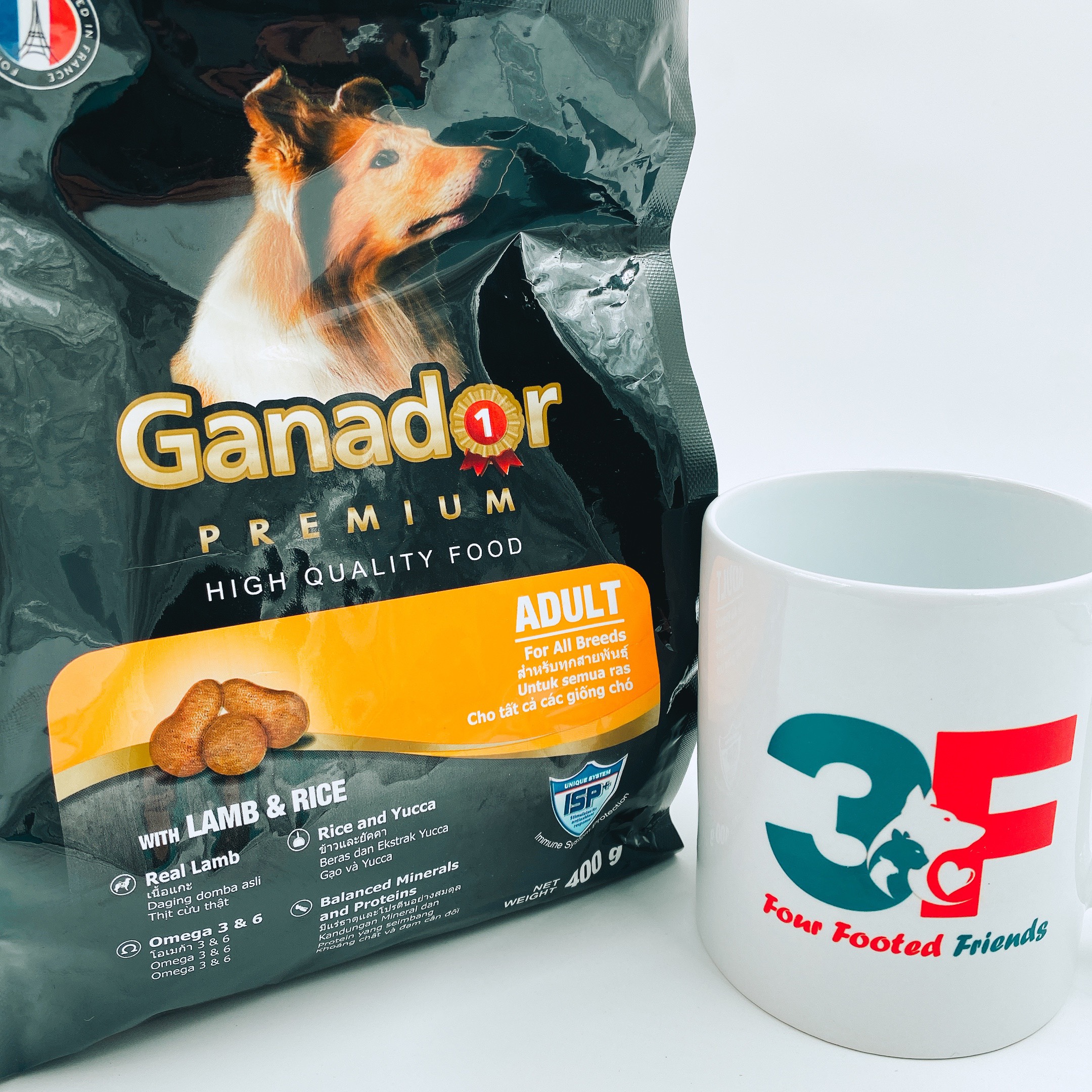 Thức Ăn Cho Chó Trưởng Thành Vị Thịt Cừu Và Cơm - Ganador Adult Lamb And Rice - Gói 400g - Bao Bì Chính Hãng