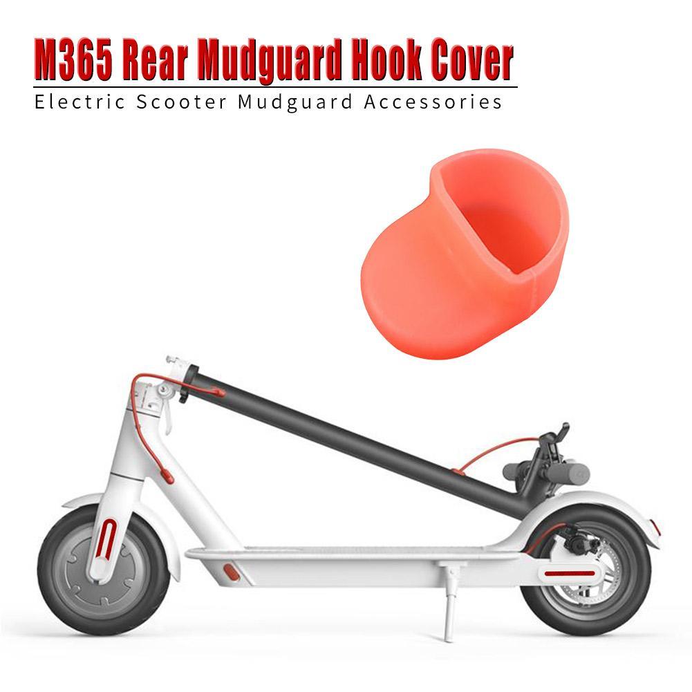 Fender Móc Silicone Dành Cho Xiaomi M365 Xe Điện Chắn Bùn Nhẹ Phía Sau Fender Bảo Vệ Móc Tay Khóa Nắp Color: B