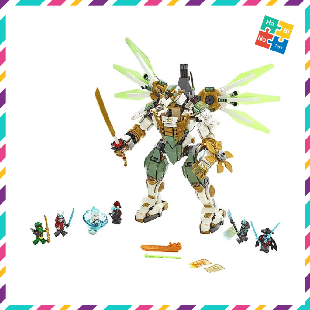 Ninja Xếp Hình Lắp Ráp Mã 11331 Người Máy Robot Ninja Titan Mech Lloyd 912 Chi Tiết Trẻ Từ 6 TuổI