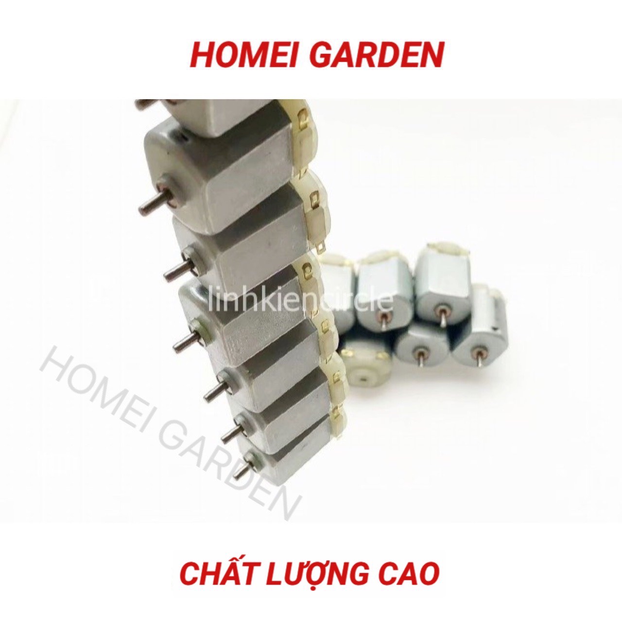 Motor 130 có chổi than mô tơ mini 3V - 6V motor chất lượng cao tốc độ 6000 - 12000 RPM - D0004