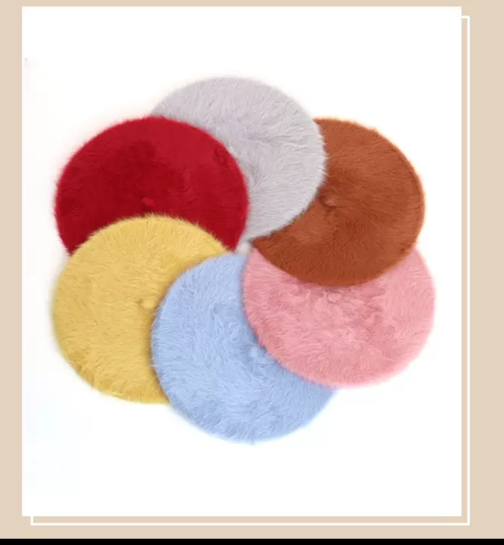 Nón Beret Mũ Nồi Nam Nữ Lông Thỏ Thời Trang Hàn Quốc Chất Liệu Len Nỉ Lông Thỏ Phong Cách Sang Trọng dona25122601
