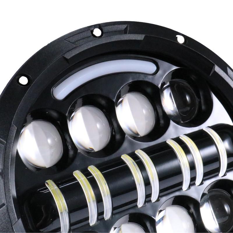 Đèn Pha Led 7 Inch Cho Xe Harley Honda Yamaha Suzuki