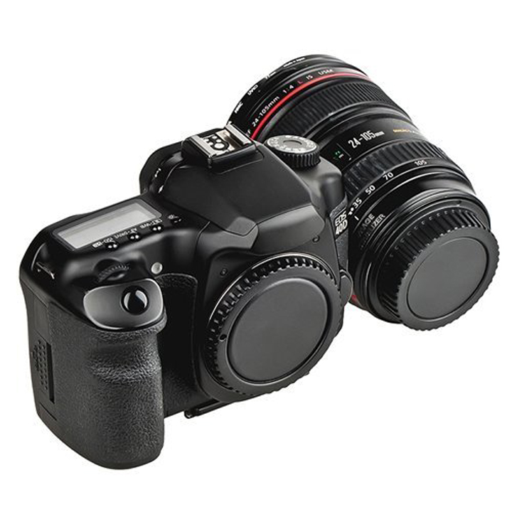 Nắp cáp đậy body cho Canon DSLR và cáp đuôi lens ống kính cho Canon