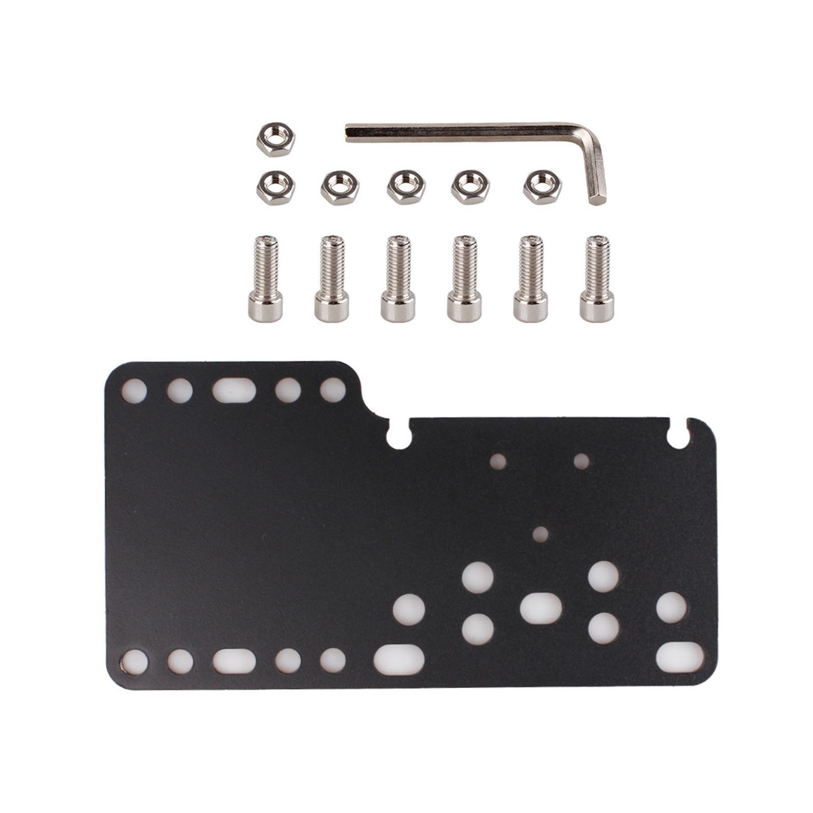 USB Handbrake Plate PC USB Handbrake Bracket Controllers Attachments Assembly Direct Replaces Easy Installation Aluminum Alloy Universal Fit