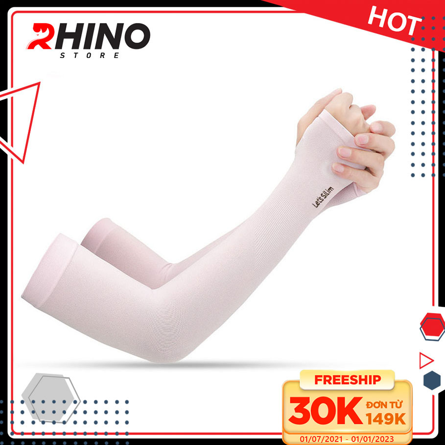 Găng tay xỏ ngón chống nắng Rhino S101, tất tay nam nữ, chống tia UV, chống bụi, Hàng chính hãng