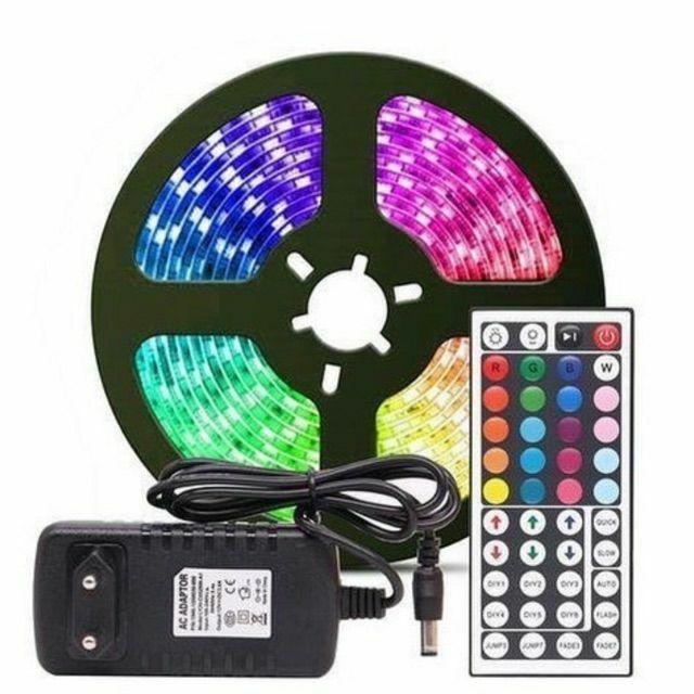 Đèn Led Tiktok 5m 5050RGB Mix DIY Trên 50 Màu Trang Trí Phòng Ngủ Nháy Theo Nhạc Sử Dụng App